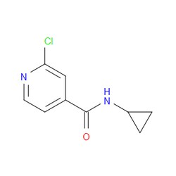 Aobchem&nbsp;2-Chloro-N-cyclopropylisonicotinamide | ≥97% | CAS 959241-13-5 | C9H9ClN2O | 250mg