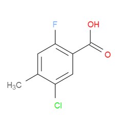 Aobchem&nbsp;5-Chloro-2-fluoro-4-methylbenzoic acid | ≥97% | CAS 1263274-67-4 | C8H6ClFO2 | 1g