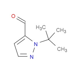 Aobchem&nbsp;1-(Tert-butyl)-1H-pyrazole-5-carbaldehyde | ≥97% | CAS 1204355-58-7 | C8H12N2O | 500mg