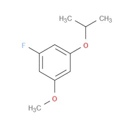 Aobchem&nbsp;1-Fluoro-3-isopropoxy-5-methoxybenzene | ≥97% | CAS 1369873-24-4 | C10H13FO2 | 500mg