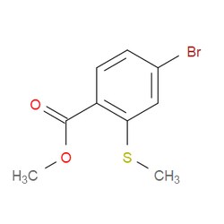 Aobchem&nbsp;Methyl 4-bromo-2-(methylthio)benzoate | ≥97% | CAS 1824127-03-8 | C9H9BrO2S | 250mg