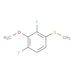 Aobchem&nbsp;(2 4-Difluoro-3-methoxyphenyl)(methyl)sulfane | ≥97% | CAS 1823887-62-2 | C8H8F2OS | 250mg