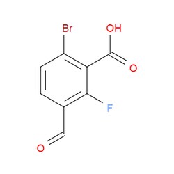 Aobchem&nbsp;6-Bromo-2-fluoro-3-formylbenzoic acid | ≥97% | CAS 2092783-38-3 | C8H4BrFO3 | 250mg