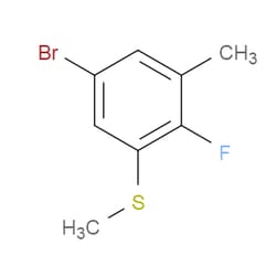 Aobchem&nbsp;(5-Bromo-2-fluoro-3-methylphenyl)(methyl)sulfane | ≥97% | CAS 1822862-39-4 | C8H8BrFS | 1g