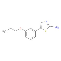 Aobchem&nbsp;5-(3-Propoxyphenyl)thiazol-2-amine | ≥97% | CAS 1596698-60-0 | C12H14N2OS | 5g