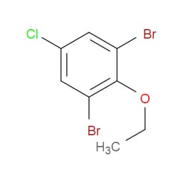 Aobchem&nbsp;1 3-Dibromo-5-chloro-2-ethoxybenzene | ≥97% | CAS 861338-04-7 | C8H7Br2ClO | 500mg