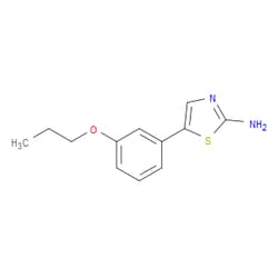 Aobchem&nbsp;5-(3-Propoxyphenyl)thiazol-2-amine | ≥97% | CAS 1596698-60-0 | C12H14N2OS | 500mg