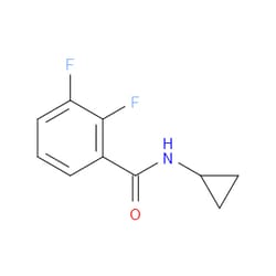 Aobchem&nbsp;N-cyclopropyl-2 3-difluorobenzamide | ≥97% | CAS 1247630-06-3 | C10H9F2NO | 5g