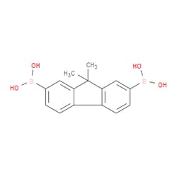 Aobchem&nbsp;(9 9-Dimethyl-9h-fluorene-2 7-diboronic acid | ≥97% | CAS 866100-14-3 | C15H16B2O4 | 5g