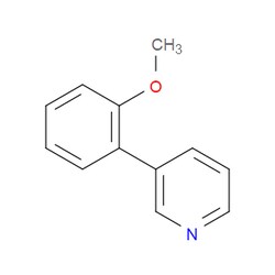 Aobchem&nbsp;3-(2-Methoxyphenyl)pyridine | ≥97% | CAS 5958-01-0 | C12H11NO | 500mg