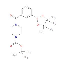 Aobchem&nbsp;3-(4-Boc-piperazine-1-carbonyl)phenylboronic acid pinacol ester | ≥95% | CAS 883738-41-8 | C22H33BN2O5 | 1g
