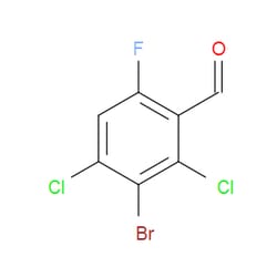 Aobchem&nbsp;3-Bromo-2 4-dichloro-6-fluorobenzaldehyde | ≥97% | CAS 2586125-78-0 | C7H2BrCl2FO | 1g