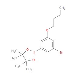 Aobchem&nbsp;3-Bromo-5-butoxyphenylboronic acid  pinacol ester | ≥97% | CAS 1218790-35-2 | C16H24BBrO3 | 5g