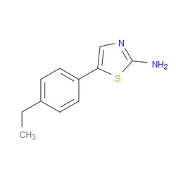 Aobchem&nbsp;5-(4-Ethylphenyl)thiazol-2-amine | ≥97% | CAS 73040-57-0 | C11H12N2S | 500mg