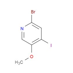 Aobchem&nbsp;2-Bromo-4-iodo-5-methoxypyridine | ≥95% | CAS 2415085-27-5 | C6H5BrINO | 500mg