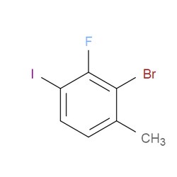 Aobchem&nbsp;2-Bromo-3-fluoro-4-iodo-1-methylbenzene | ≥97% | CAS 1804910-93-7 | C7H5BrFI | 250mg