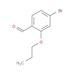 Aobchem&nbsp;4-Bromo-2-propoxybenzaldehyde | ≥97% | CAS 1094555-01-7 | C10H11BrO2 | 250mg