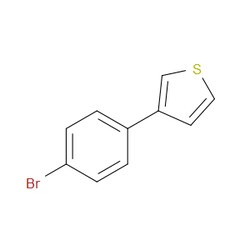 Aobchem&nbsp;3-(4-Bromophenyl)thiophene | ≥95% | CAS 20608-85-9 | C10H7BrS | 500mg