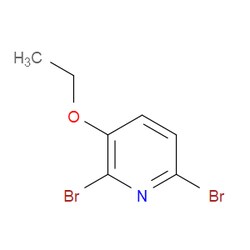 Aobchem&nbsp;2 6-Dibromo-3-ethoxypyridine | ≥97% | CAS 952569-17-4 | C7H7Br2NO | 1g