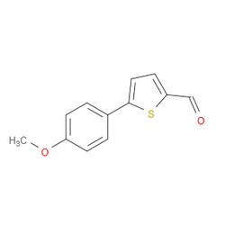 Aobchem&nbsp;5-(4-Methoxyphenyl)-2-thiophenecarboxaldehyde | ≥95% | CAS 38401-67-1 | C12H10O2S | 5g