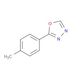 Aobchem&nbsp;2-(P-tolyl)-1 3 4-oxadiazole | ≥97% | CAS 827-58-7 | C9H8N2O | 1g