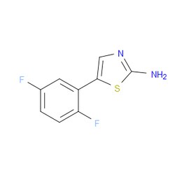 Aobchem&nbsp;5-(2 5-Difluorophenyl)thiazol-2-amine | ≥97% | CAS 1179312-11-8 | C9H6F2N2S | 1g