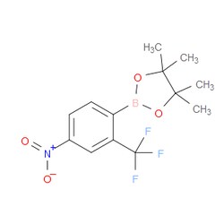 Aobchem&nbsp;4-Nitro-2-(trifluoromethyl)phenylboronic acid  pinacol ester | ≥97% | CAS 1810767-17-9 | C13H15BF3NO4 | 500mg