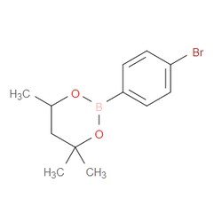 Aobchem&nbsp;2-(4-Bromophenyl)-4 4 6-trimethyl-1 3 2-dioxaborinane | ≥97% | CAS 1092060-78-0 | C12H16BBrO2 | 5g
