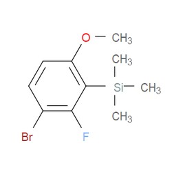 Aobchem&nbsp;(3-Bromo-2-fluoro-6-methoxyphenyl)trimethylsilane | ≥97% | CAS 2643367-93-3 | C10H14BrFOSi | 5g