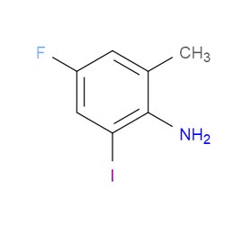 Aobchem&nbsp;4-Fluoro-2-iodo-6-methylaniline | ≥95% | CAS 1260885-25-3 | C7H7FIN | 500mg