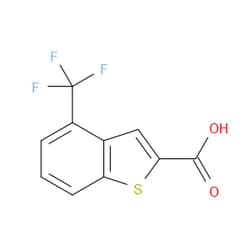 Aobchem&nbsp;4-(Trifluoromethyl)benzo[b]thiophene-2-carboxylic acid | ≥97% | CAS 826995-55-5 | C10H5F3O2S | 1g