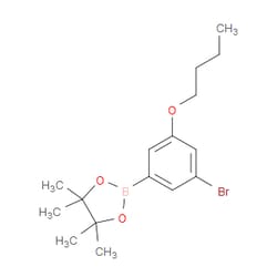 Aobchem&nbsp;3-Bromo-5-butoxyphenylboronic acid  pinacol ester | ≥97% | CAS 1218790-35-2 | C16H24BBrO3 | 1g