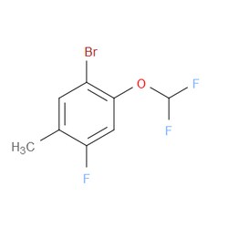 Aobchem&nbsp;1-Bromo-2-(difluoromethoxy)-4-fluoro-5-methylbenzene | ≥97% | CAS 2167304-78-9 | C8H6BrF3O | 5g