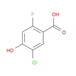 Aobchem&nbsp;5-Chloro-2-fluoro-4-hydroxybenzoic acid | ≥97% | CAS 593280-19-4 | C7H4ClFO3 | 5g