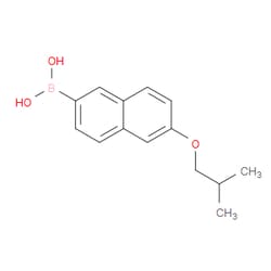 Aobchem&nbsp;(6-Isobutoxynaphthalen-2-yl)boronic acid | ≥97% | CAS 1228310-17-5 | C14H17BO3 | 1g