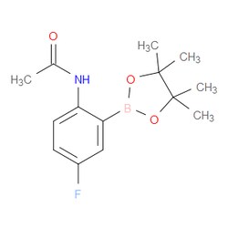 Aobchem&nbsp;N-(4-fluoro-2-(4 4 5 5-tetramethyl-1 3 2-dioxaborolan-2-yl)phenyl)acetamide | ≥97% | CAS 1150271-55-8 | C14H19BFNO3 | 1g