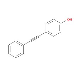 Aobchem&nbsp;4-(Phenylethynyl)phenol | ≥97% | CAS 1849-26-9 | C14H10O | 500mg