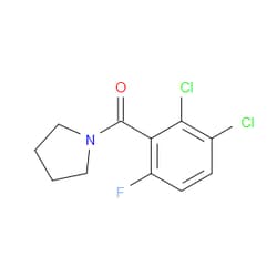 Aobchem&nbsp;(2 3-Dichloro-6-fluorophenyl)(pyrrolidin-1-yl)methanone | ≥97% | CAS 2643368-23-2 | C11H10Cl2FNO | 500mg