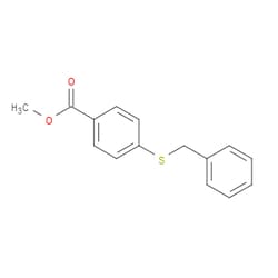 Aobchem&nbsp;Methyl 4-(benzylthio)benzoate | ≥97% | CAS 26960-78-1 | C15H14O2S | 1g
