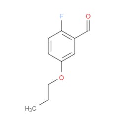Aobchem&nbsp;2-Fluoro-5-propoxybenzaldehyde | ≥97% | CAS 1092093-55-4 | C10H11FO2 | 500mg