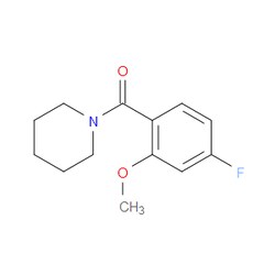 Aobchem&nbsp;(4-Fluoro-2-methoxyphenyl)(piperidin-1-yl)methanone | ≥95% | CAS 2624416-87-9 | C13H16FNO2 | 1g