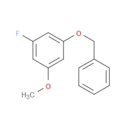 Aobchem&nbsp;1-(Benzyloxy)-3-fluoro-5-methoxybenzene | ≥95% | CAS 2432849-14-2 | C14H13FO2 | 250mg