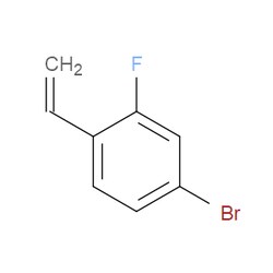 Aobchem&nbsp;4-Bromo-2-fluoro-1-vinylbenzene | ≥97% | CAS 627463-17-6 | C8H6BrF | 5g