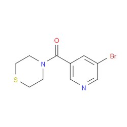 Aobchem&nbsp;(5-Bromopyridin-3-yl)(thiomorpholino)methanone | ≥95% | CAS 1197957-37-1 | C10H11BrN2OS | 1g