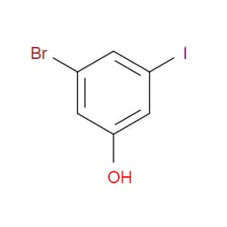 Aobchem&nbsp;3-Bromo-5-iodophenol | ≥97% | CAS 570391-20-7 | C6H4BrIO | 5g