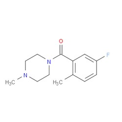 Aobchem&nbsp;(5-Fluoro-2-methylphenyl)(4-methylpiperazin-1-yl)methanone | ≥97% | CAS 864054-93-3 | C13H17FN2O | 500mg