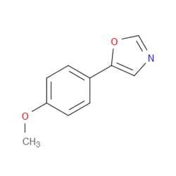 Aobchem&nbsp;5-(4-Methoxyphenyl)oxazole | ≥97% | CAS 1011-51-4 | C10H9NO2 | 500mg
