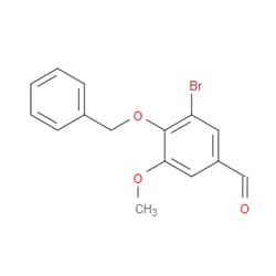 Aobchem&nbsp;4-(Benzyloxy)-3-bromo-5-methoxybenzaldehyde | ≥97% | CAS 2556-04-9 | C15H13BrO3 | 5g