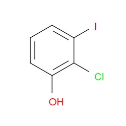 Aobchem&nbsp;2-Chloro-3-iodophenol | ≥95% | CAS 666727-31-7 | C6H4ClIO | 250mg