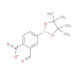 Aobchem&nbsp;3-Formyl-4-Nitrophenylboronic acid  pinacol ester | ≥97% | CAS 1184259-08-2 | C13H16BNO5 | 5g
